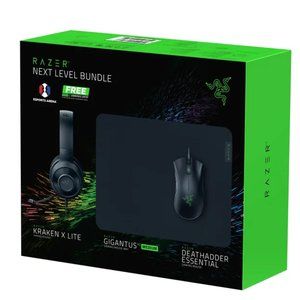 Razer Next Level Gaming Bundle, Gaming Mouse, Mouse Pad & Headset